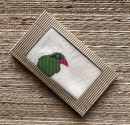 Green Magpie Bird Kitchen Towel - Image 2